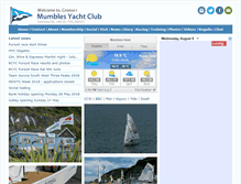 Tablet Screenshot of mumblesyachtclub.co.uk